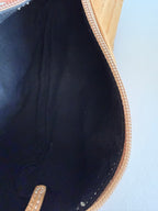 Vintage cream eel purse