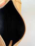 Vintage cream eel purse