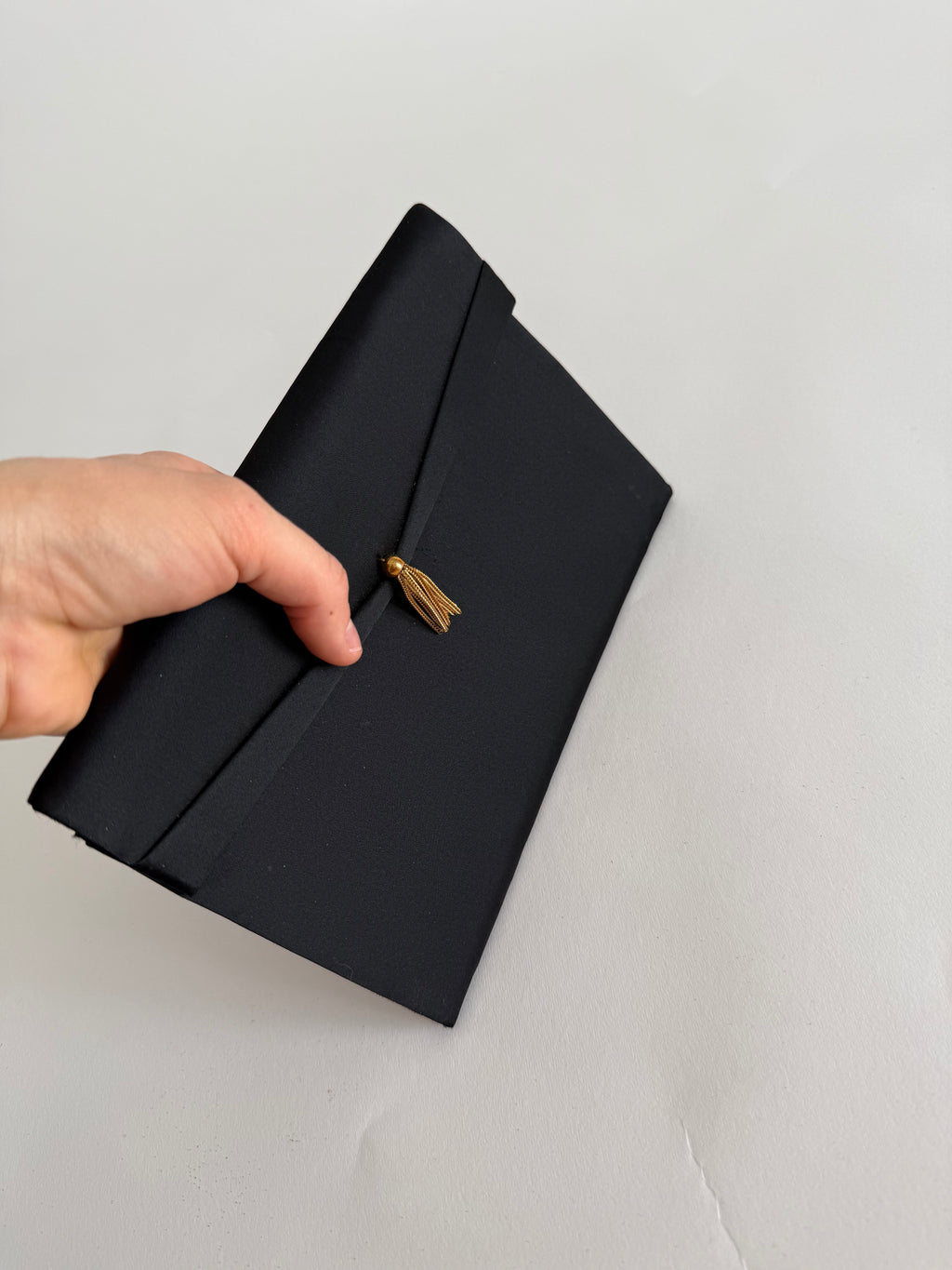 Vintage black clutch