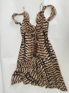 Roberto Cavalli SS 2005 Runway silk animalier dress