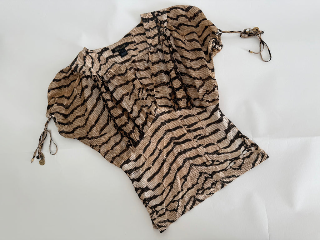 Top Roberto Cavalli SS 2005 Runway silk coins
