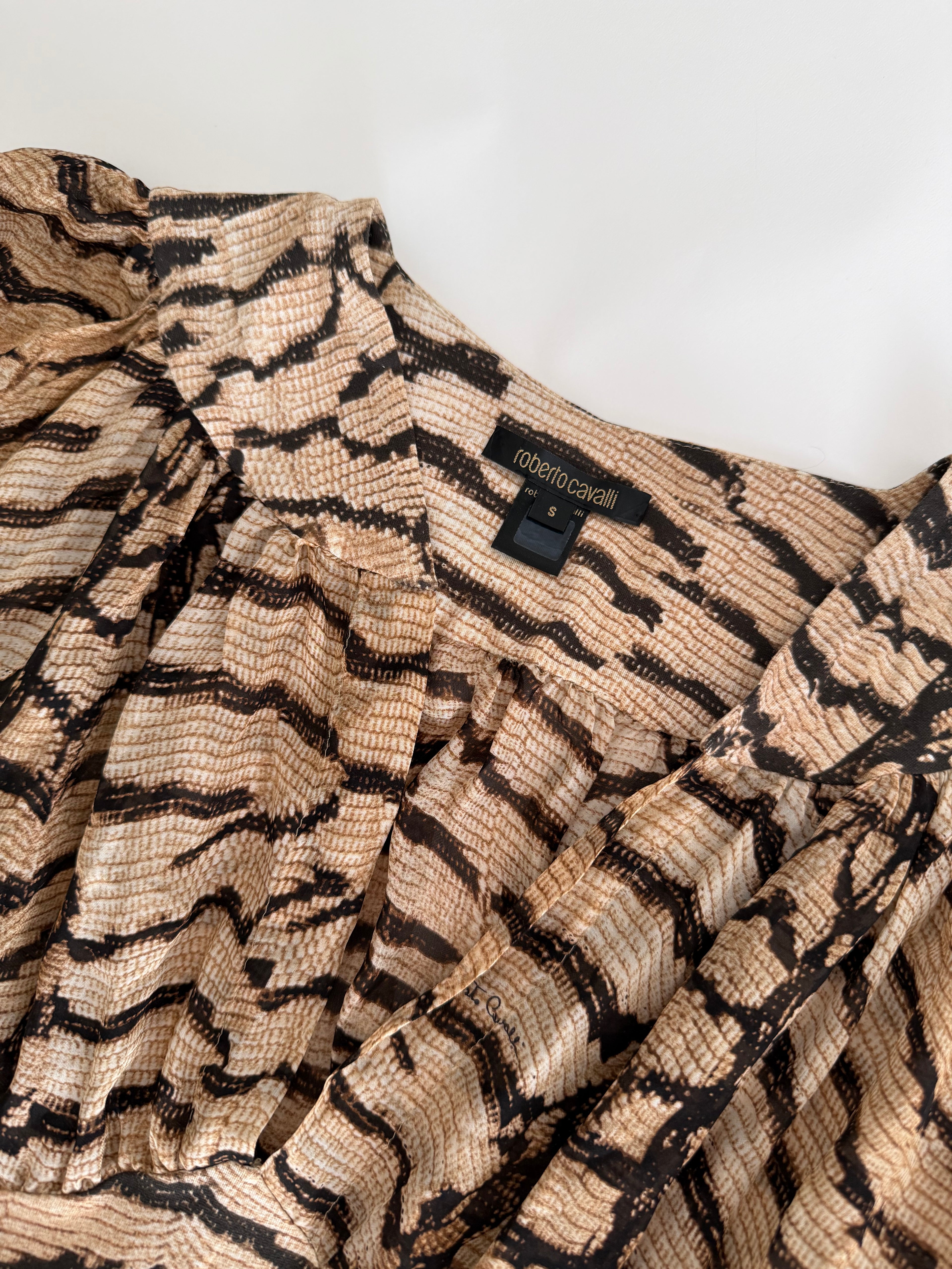 Top Roberto Cavalli SS 2005 Runway silk coins