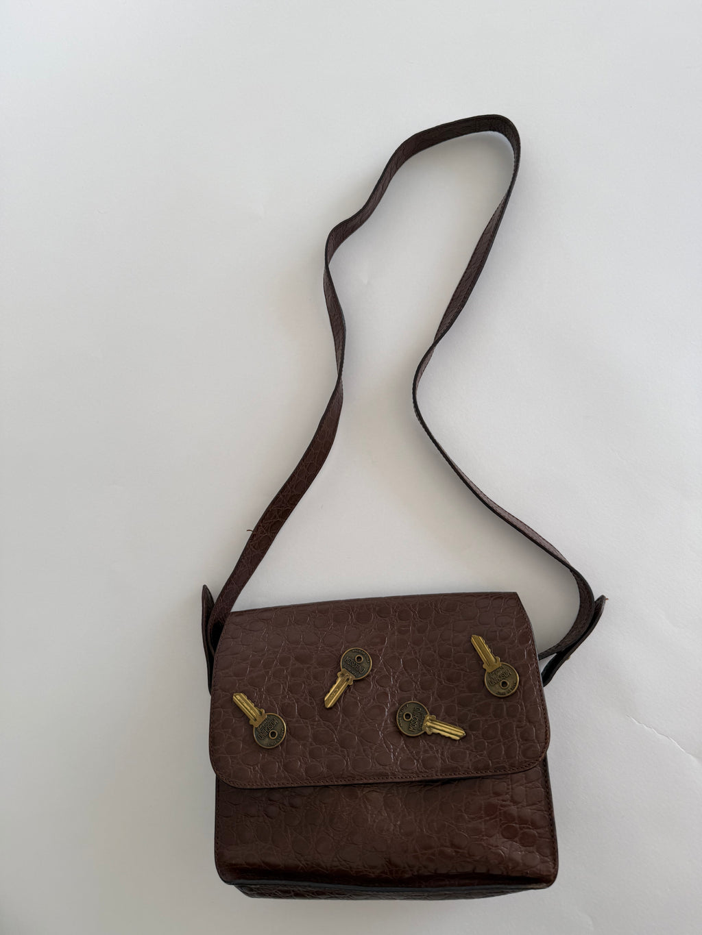 Moschino keys 80s shoulder bag