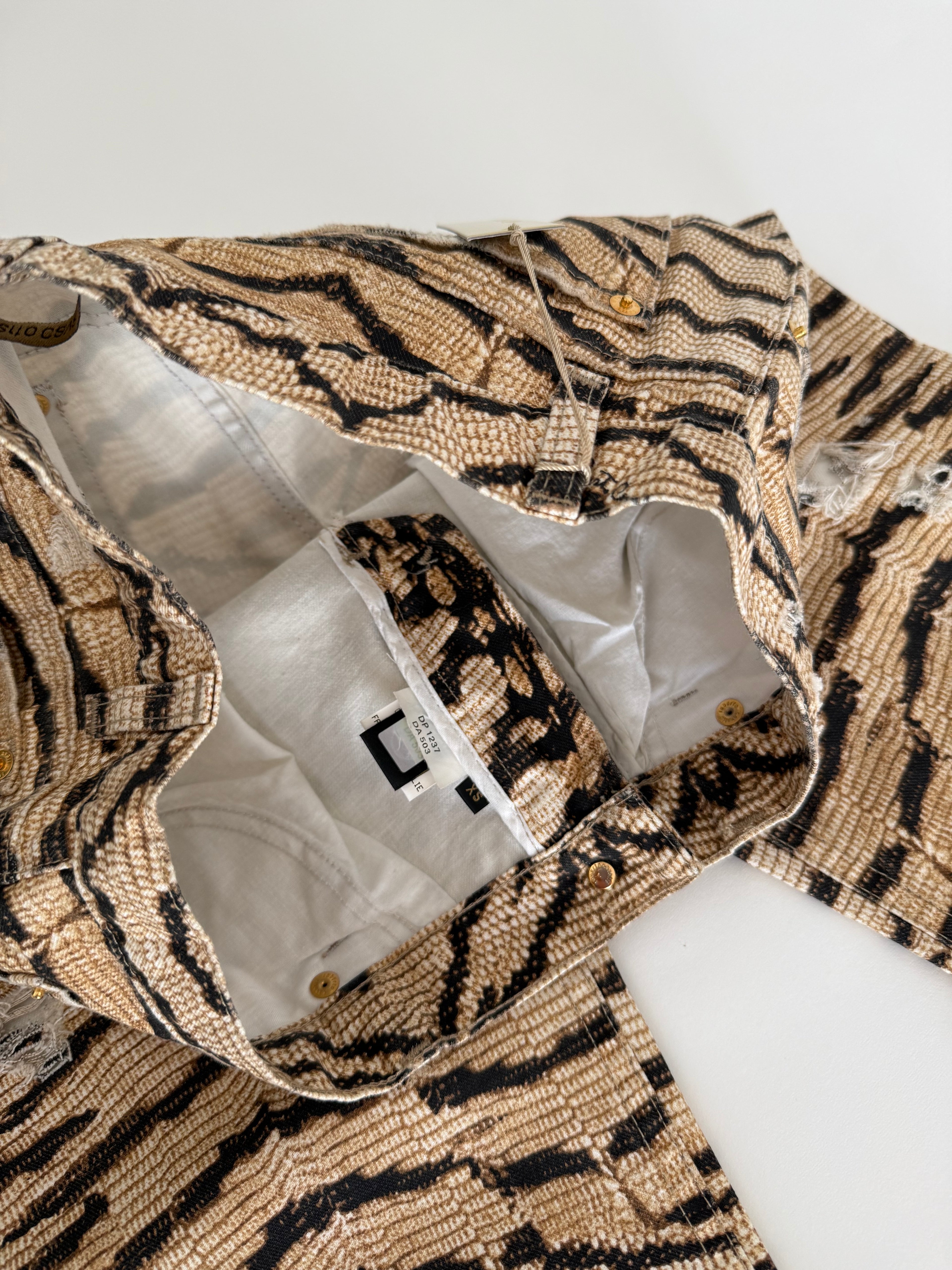 Roberto Cavalli SS 2005 Runway print pants jeans