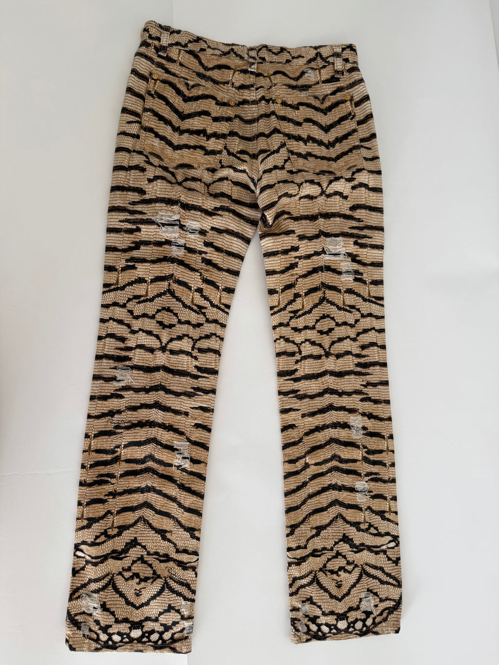 Roberto Cavalli SS 2005 Runway print pants jeans