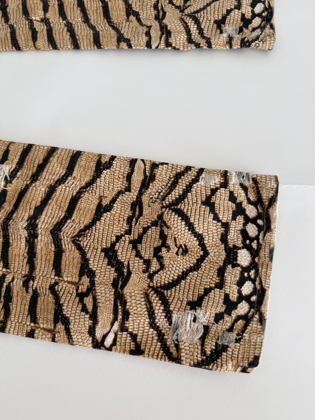Roberto Cavalli SS 2005 Runway print pants jeans