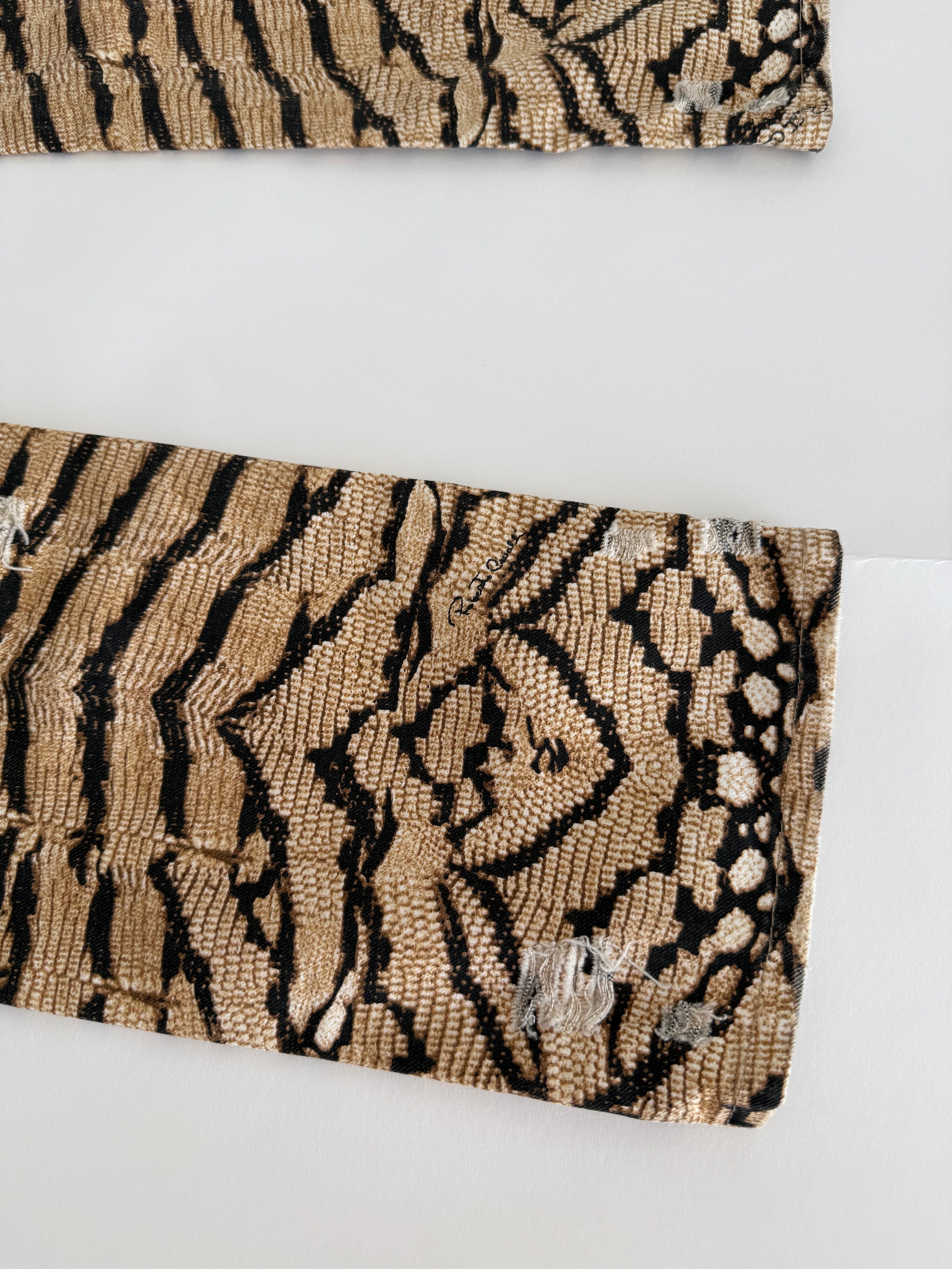 Roberto Cavalli SS 2005 Runway print pants jeans