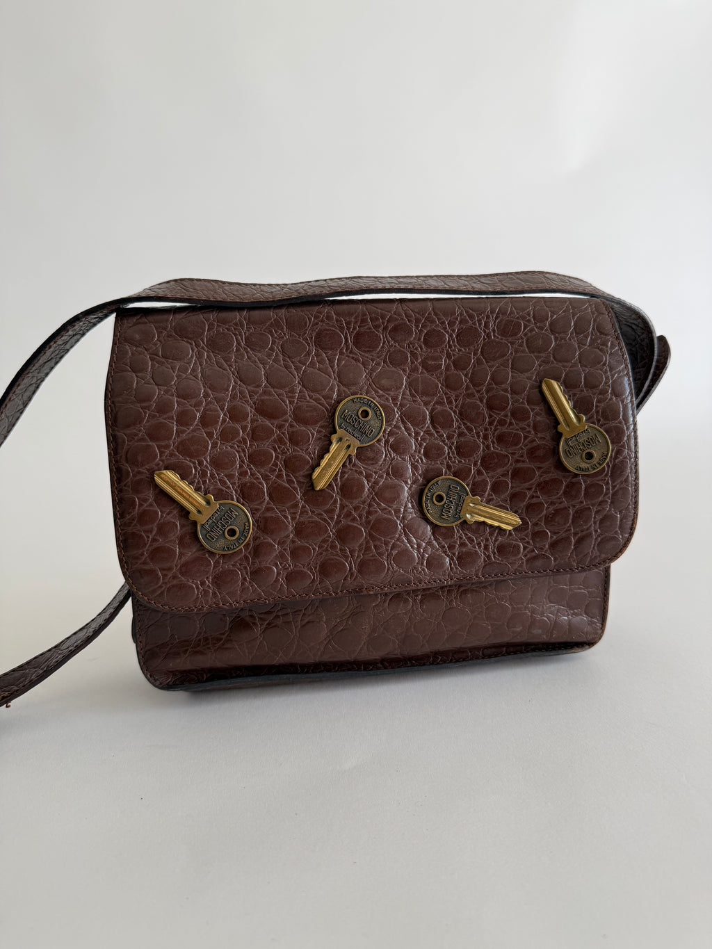 Moschino keys 80s shoulder bag