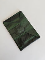 Clutch green reptile print