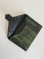 Clutch green reptile print