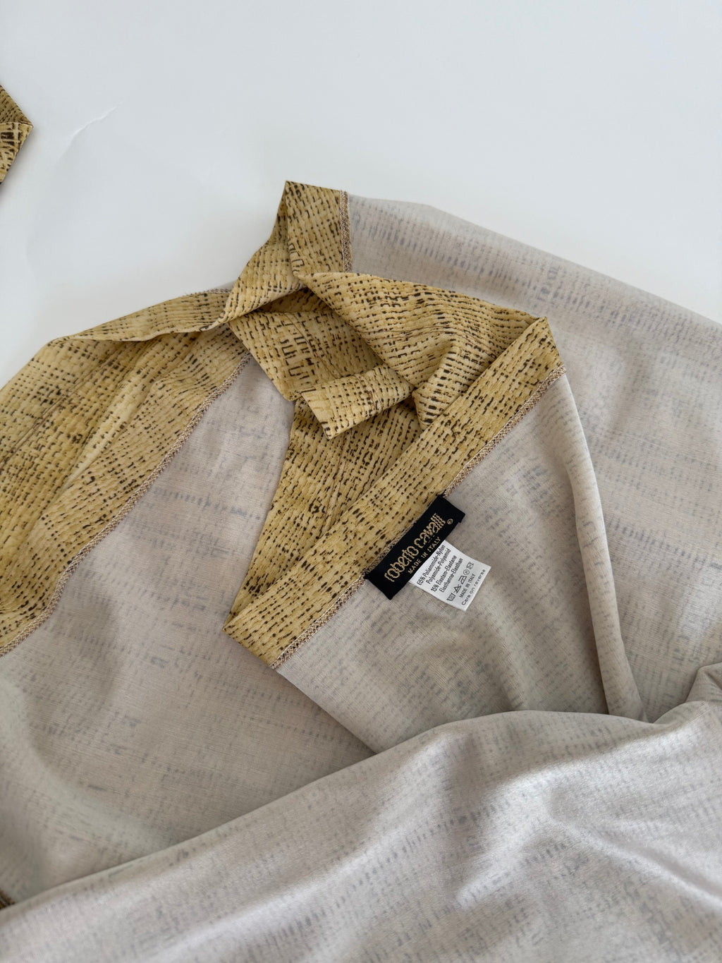 Rare Roberto Cavalli SS 1997 Runway sarong skirt