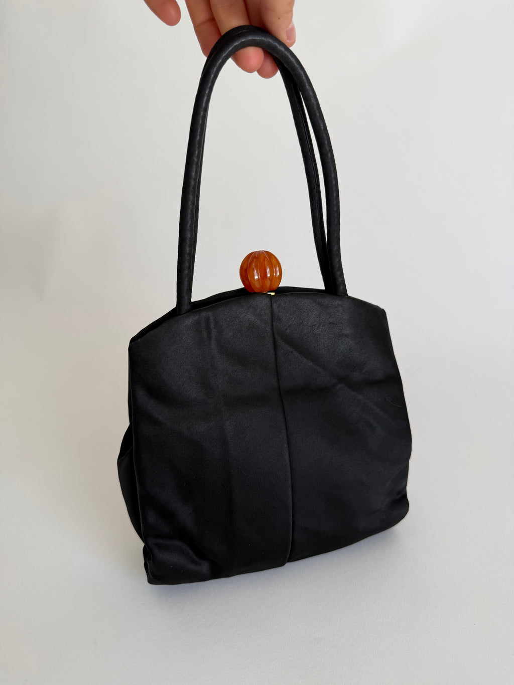 Silk evening hand bag