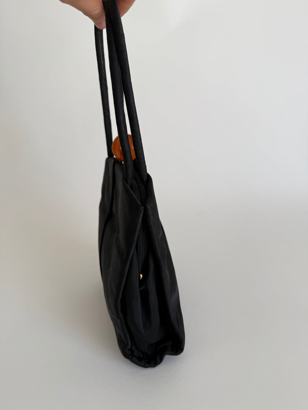 Silk evening hand bag