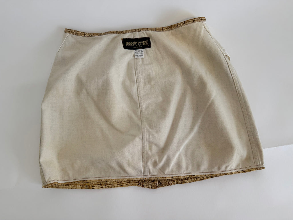 Roberto Cavalli SS 1997 mini skirt