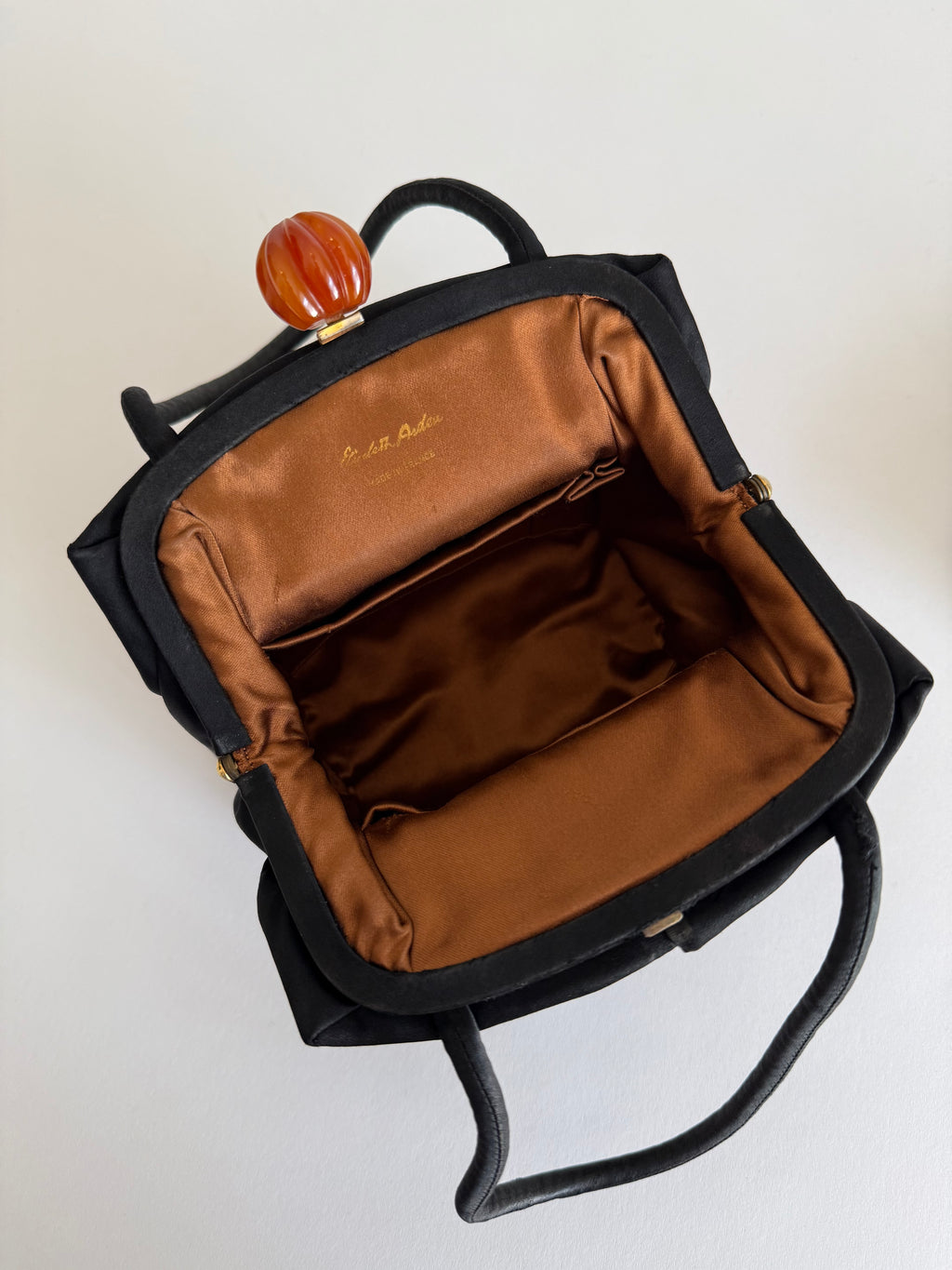 Silk evening hand bag