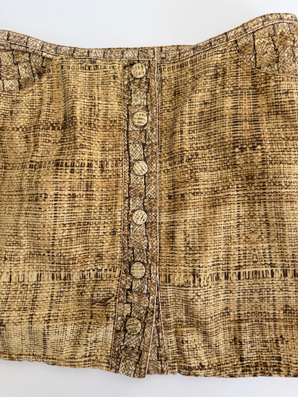 Roberto Cavalli SS 1997 mini skirt