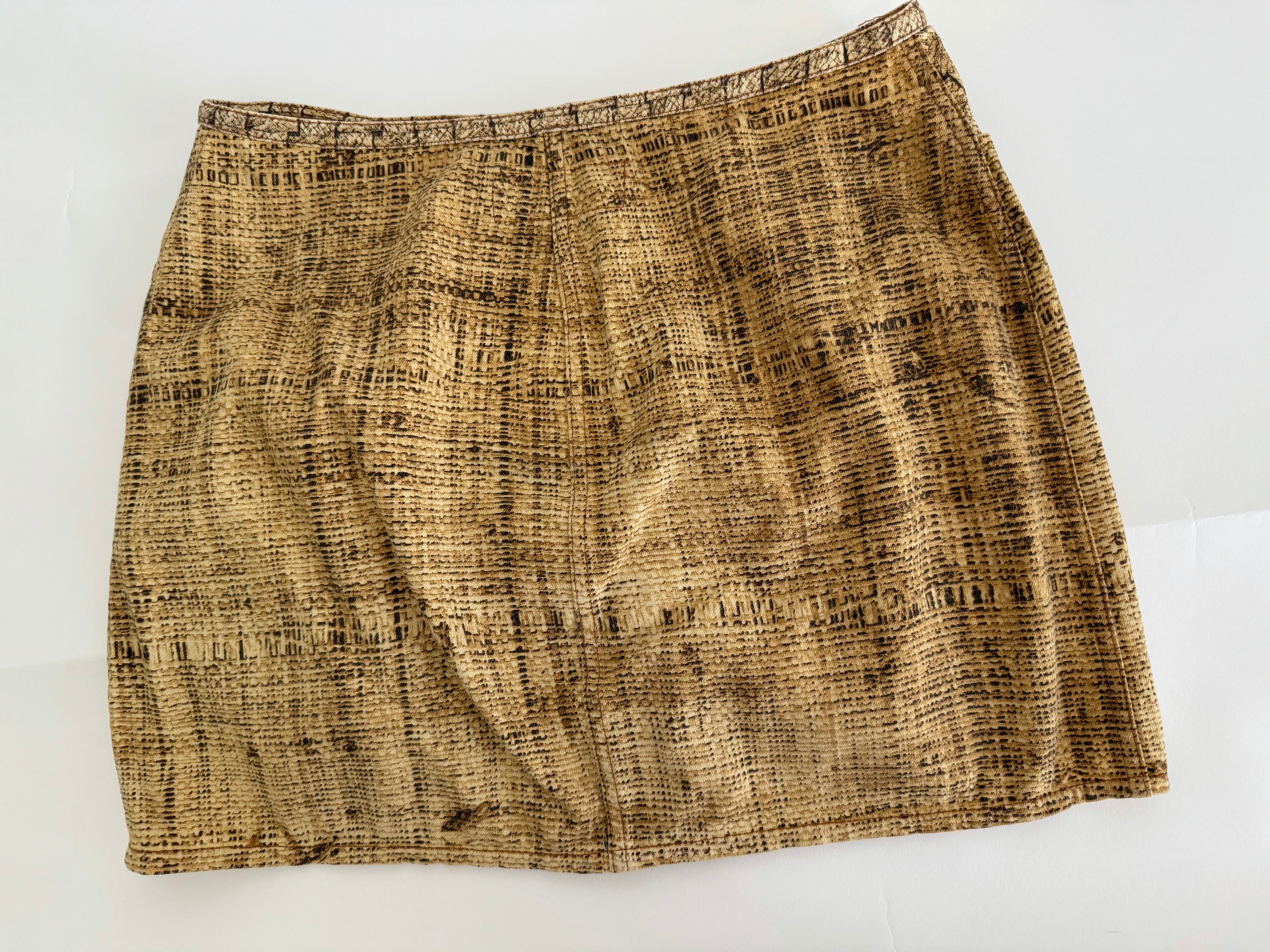 Roberto Cavalli SS 1997 mini skirt