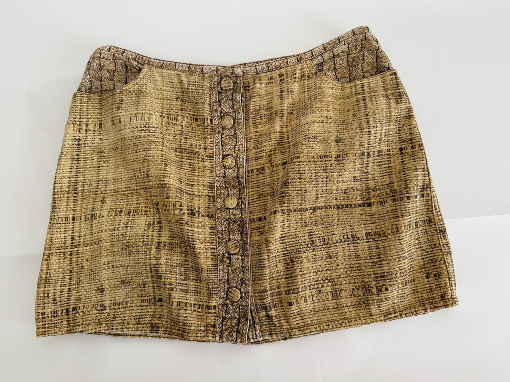 Roberto Cavalli SS 1997 mini skirt