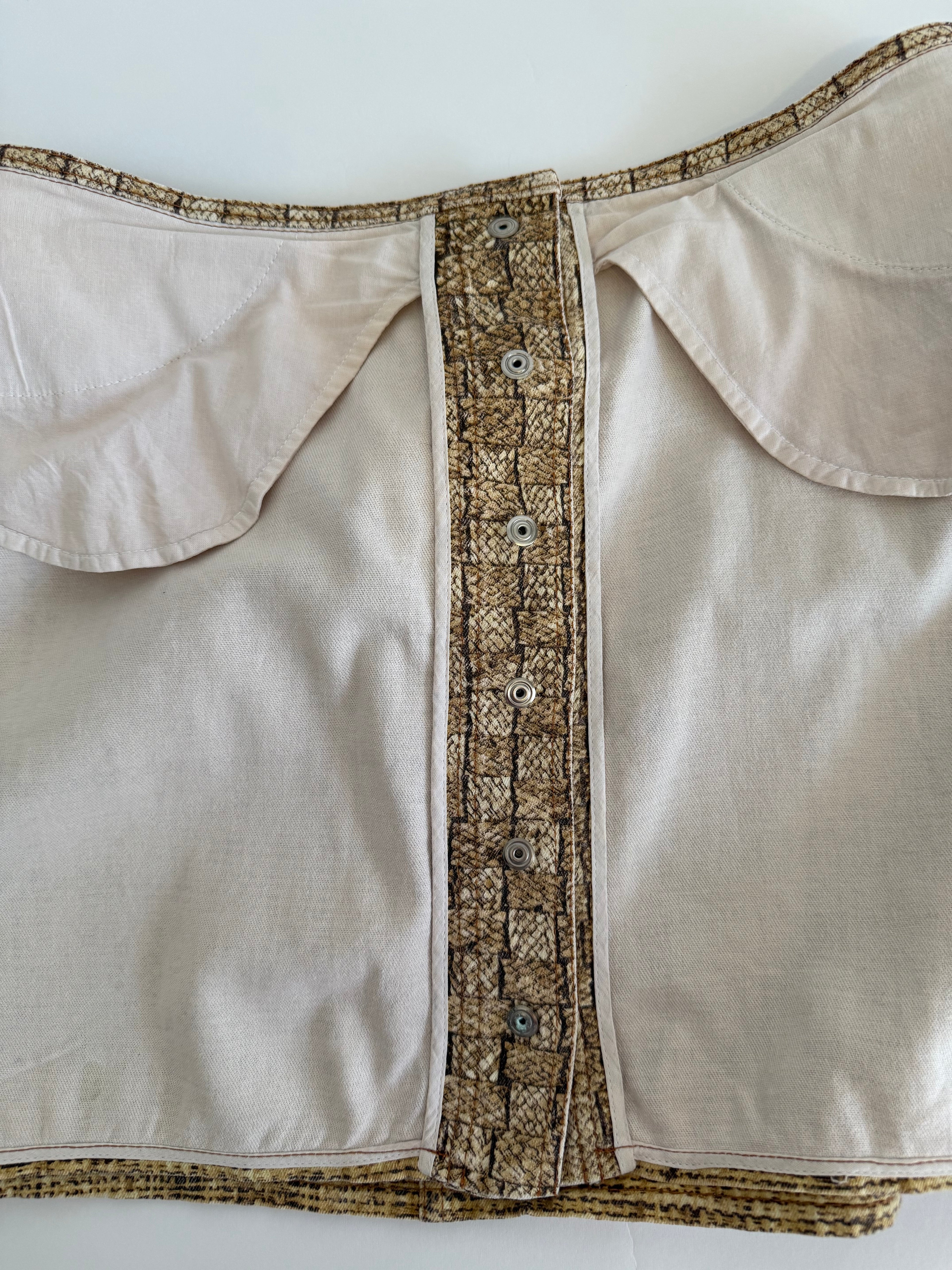 Roberto Cavalli SS 1997 mini skirt