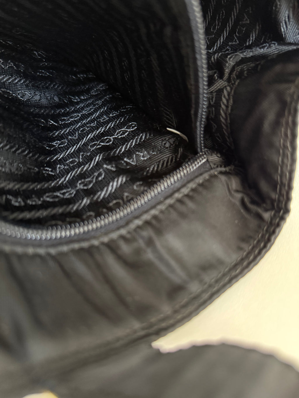 Prada gold black python bag