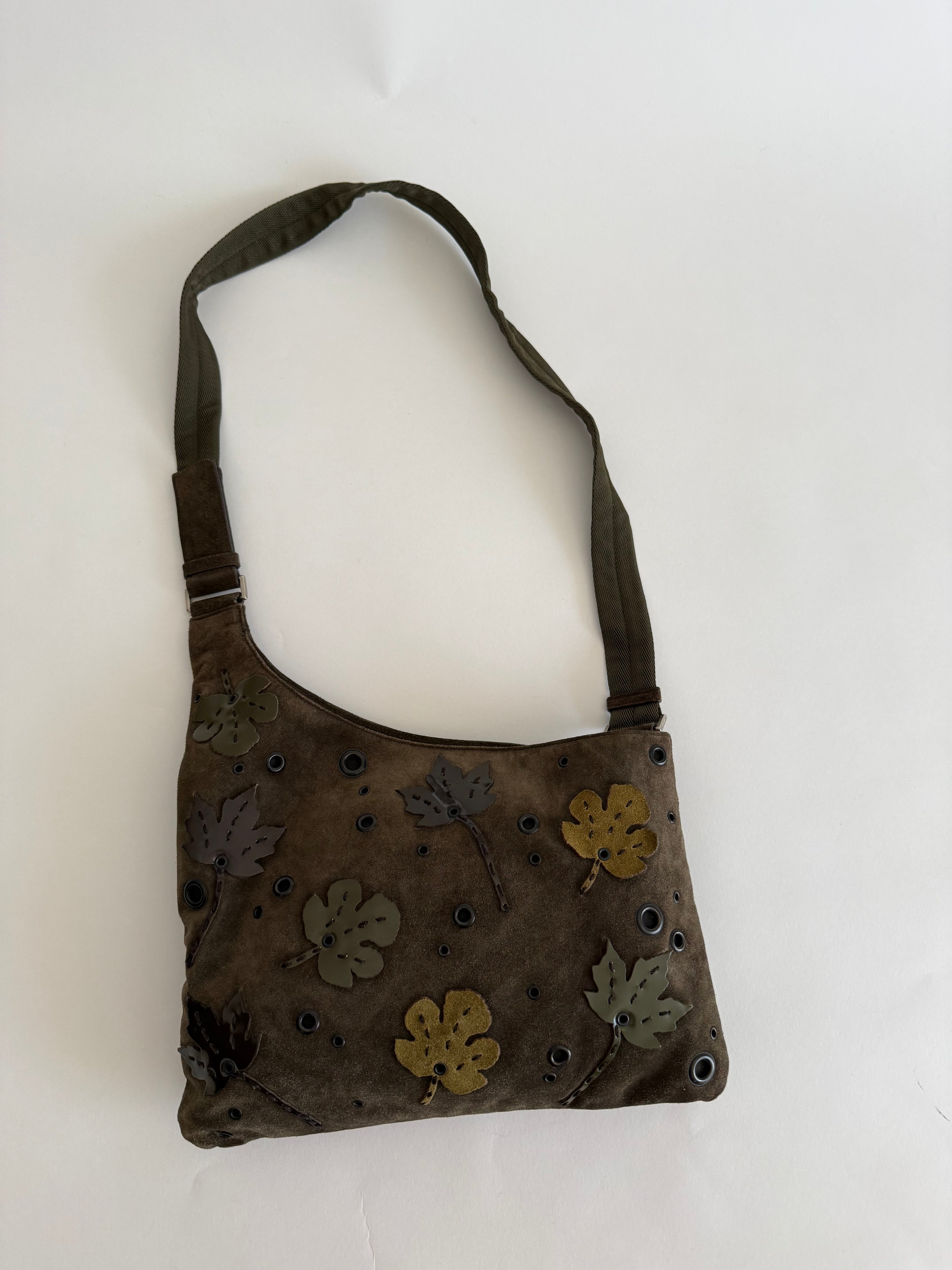 Prada F/W 1999 leaves shoulder bag