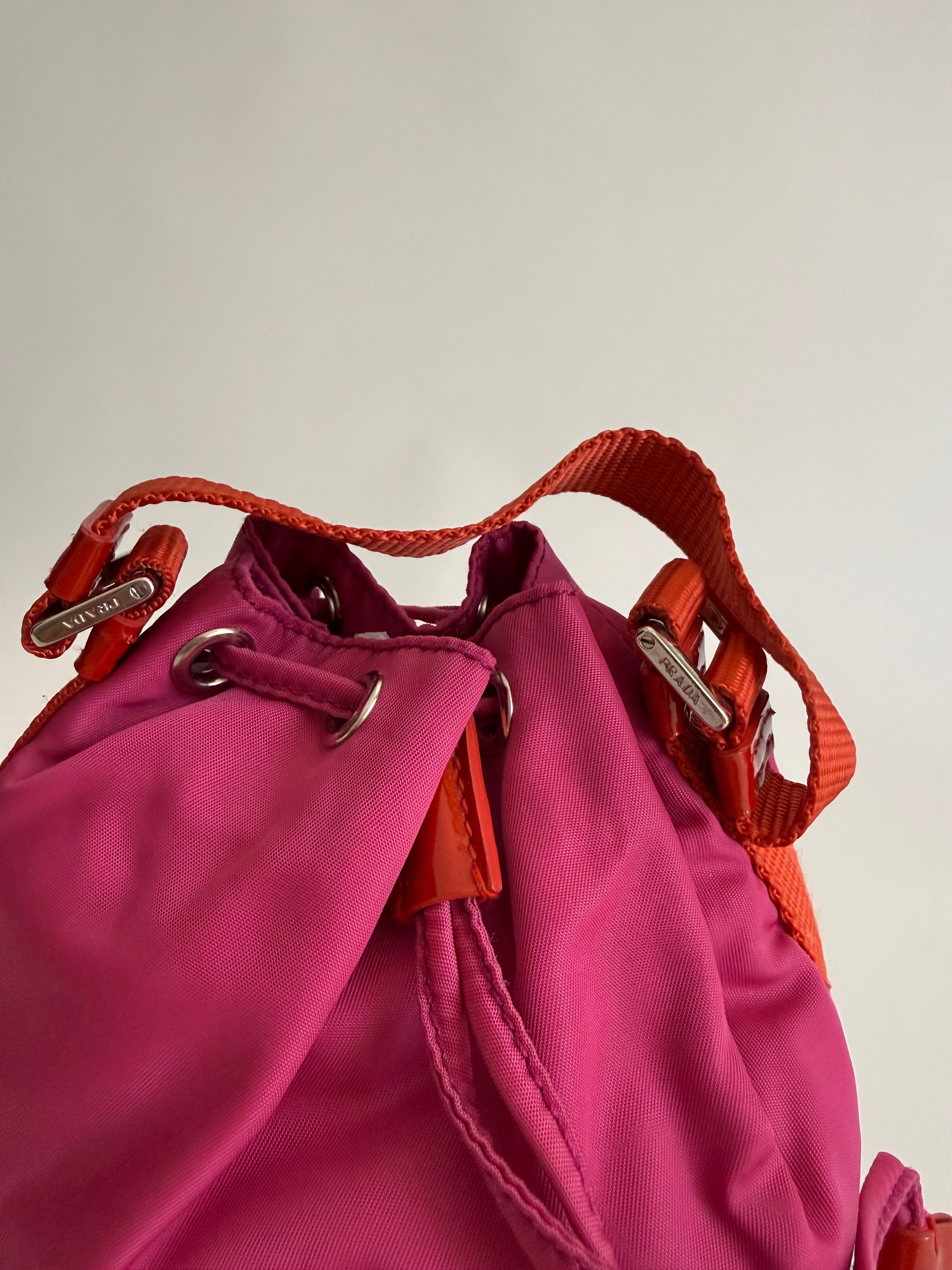 Prada mini bucket bag 2000s