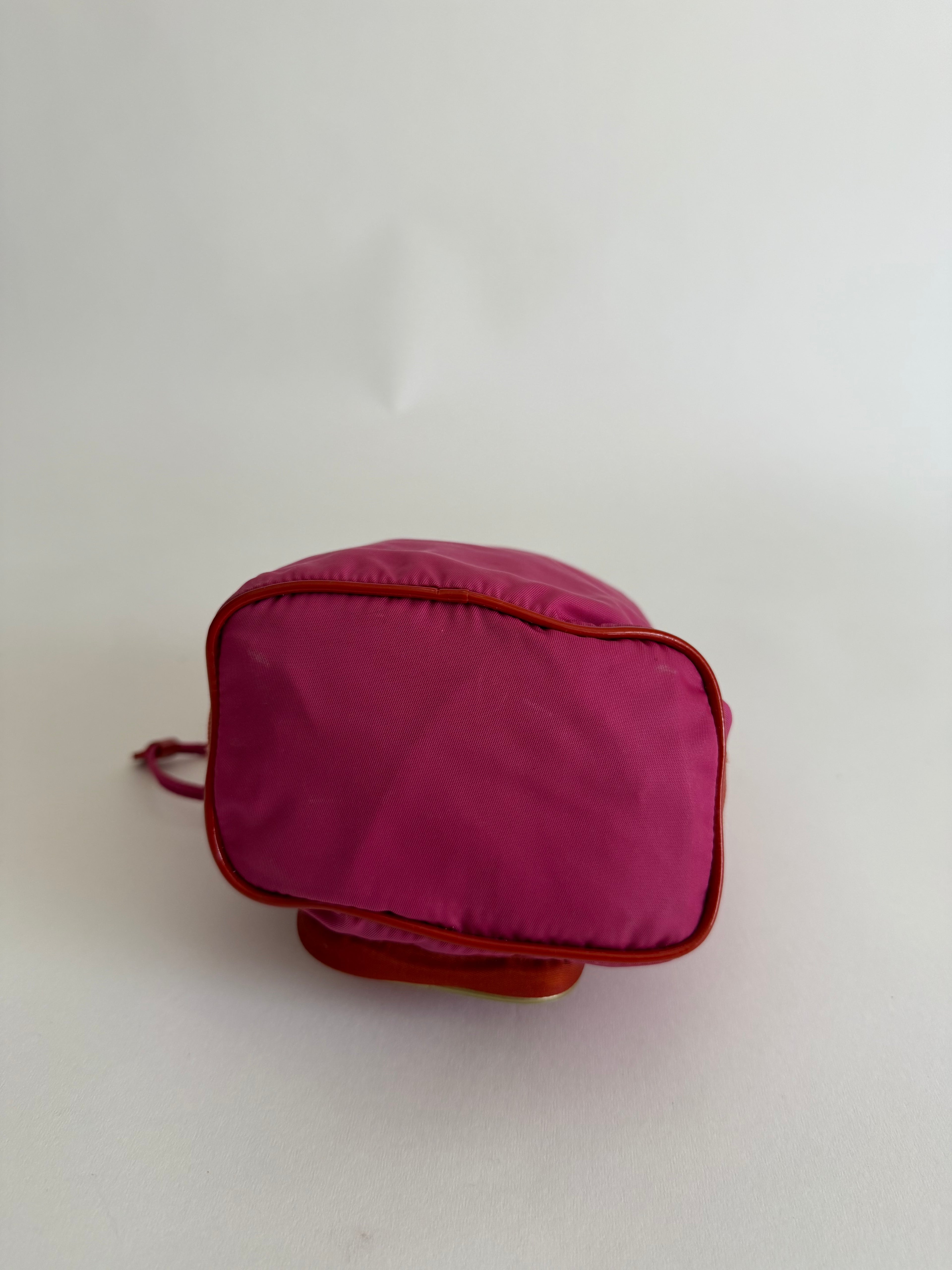 Prada mini bucket bag 2000s