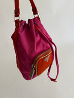 Prada mini bucket bag 2000s