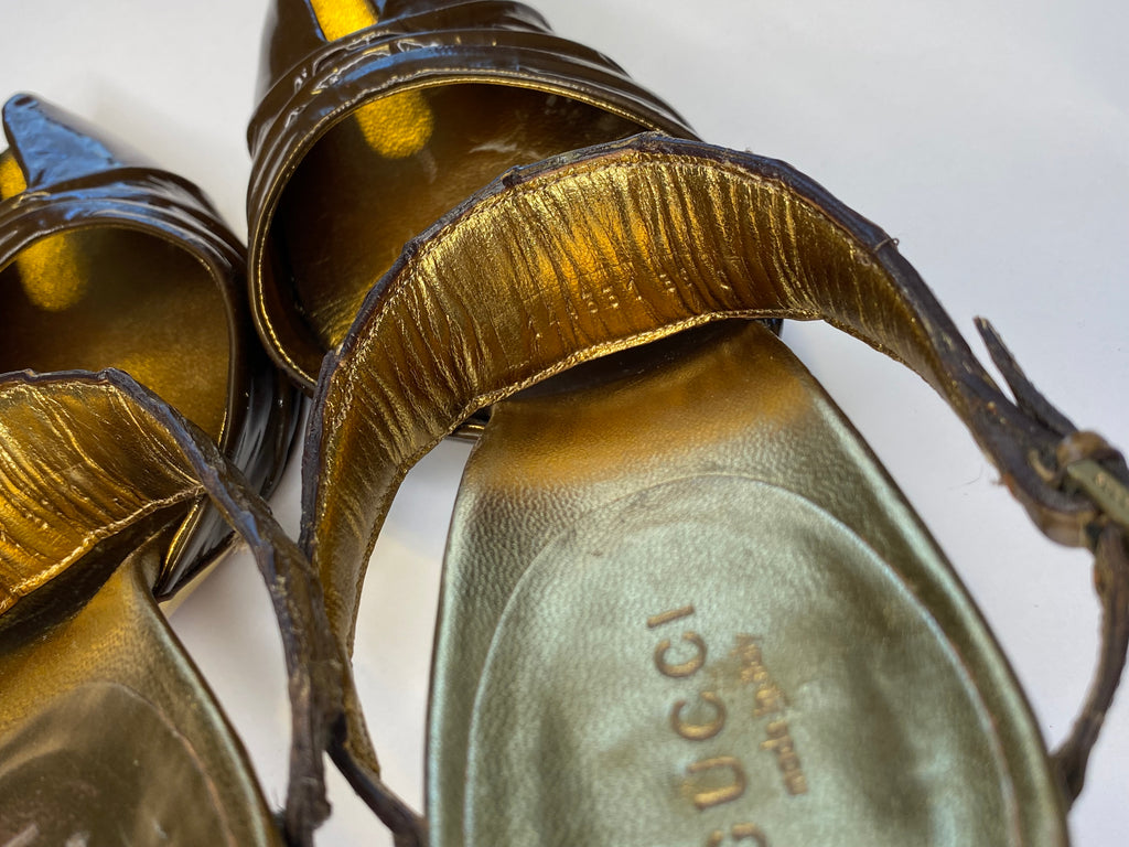Gucci S/S 2005 crocco heels