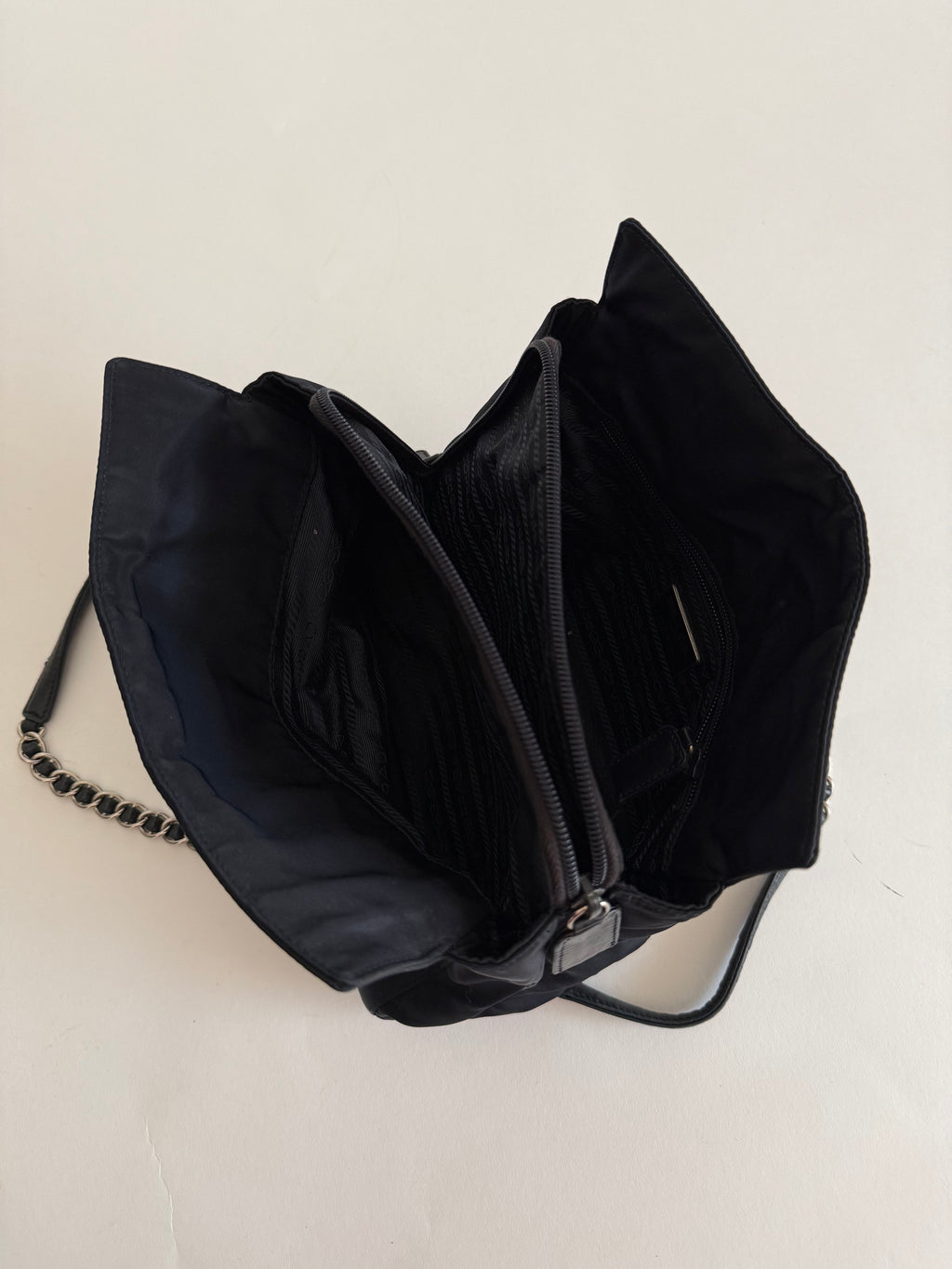 Prada blue 2000s shoulder bag