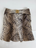 Roberto Cavalli SS 2005 leopard print mini skirt