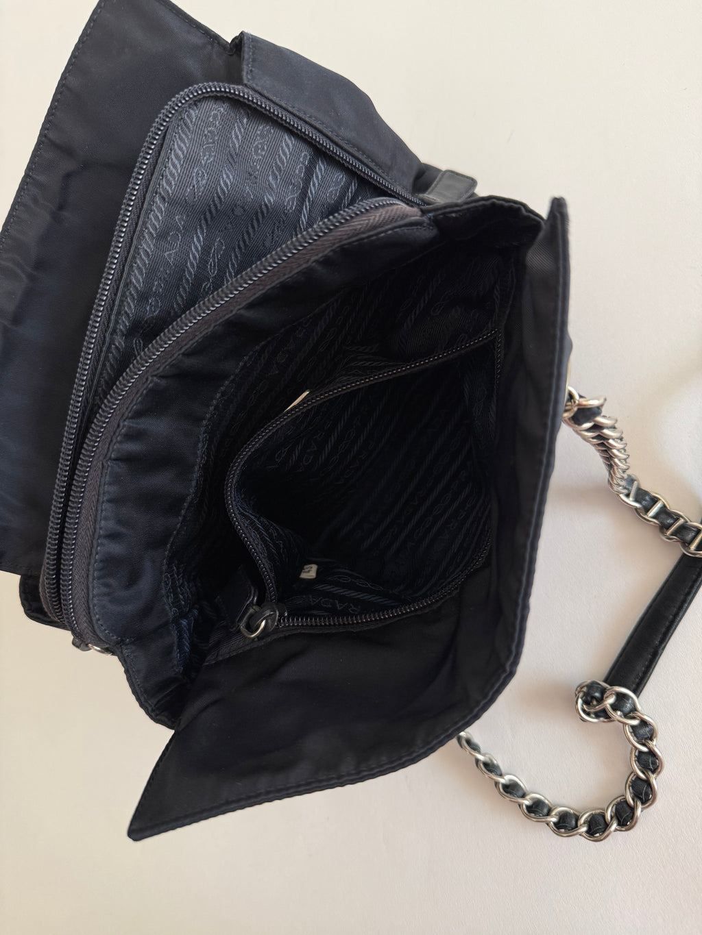 Prada blue 2000s shoulder bag