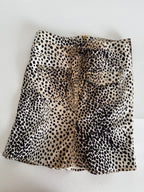 Roberto Cavalli SS 2005 leopard print mini skirt