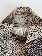 Roberto Cavalli SS 2005 leopard print mini skirt