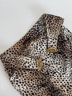 Roberto Cavalli SS 2005 leopard print mini skirt