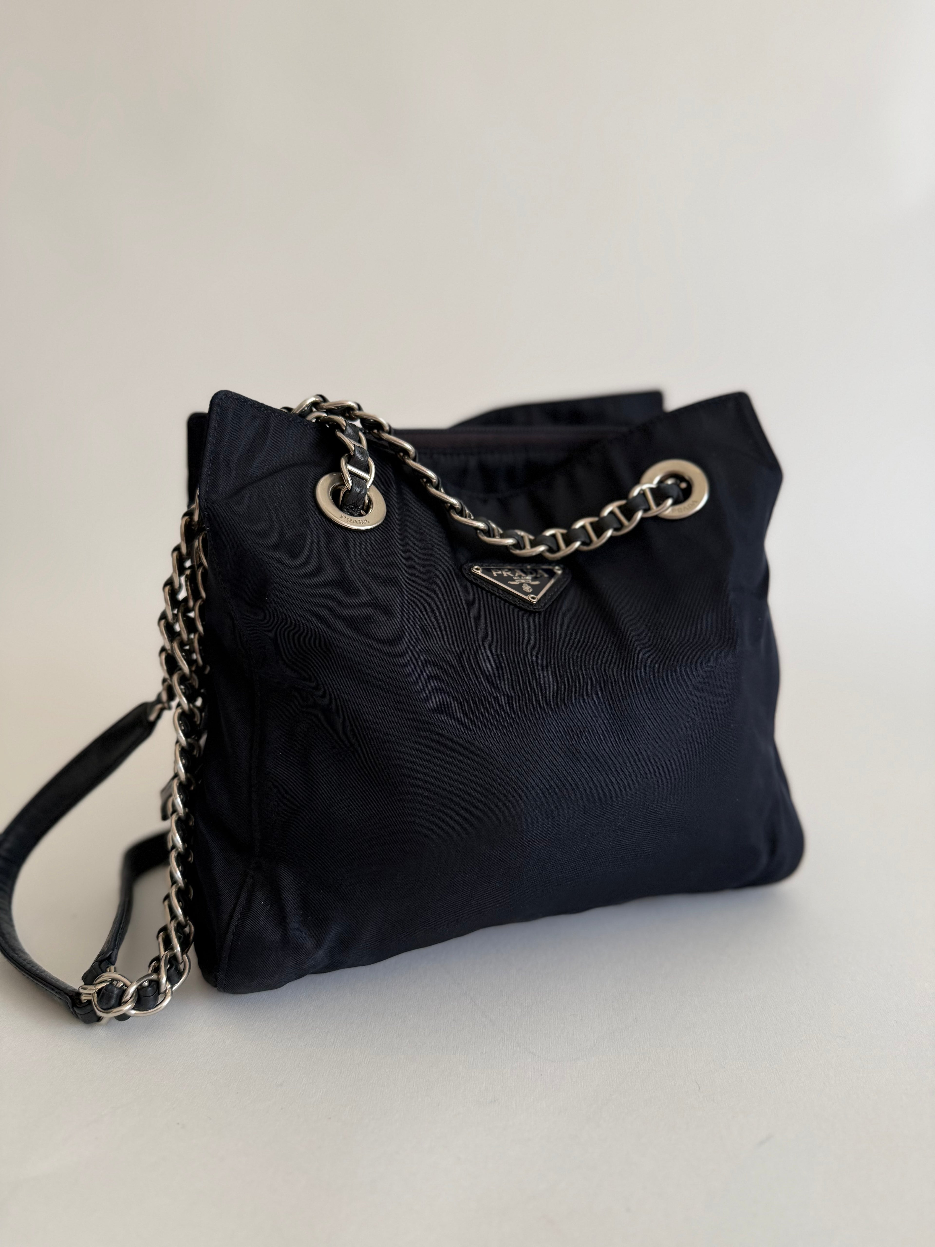 Prada blue 2000s shoulder bag