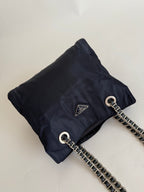 Prada blue 2000s shoulder bag