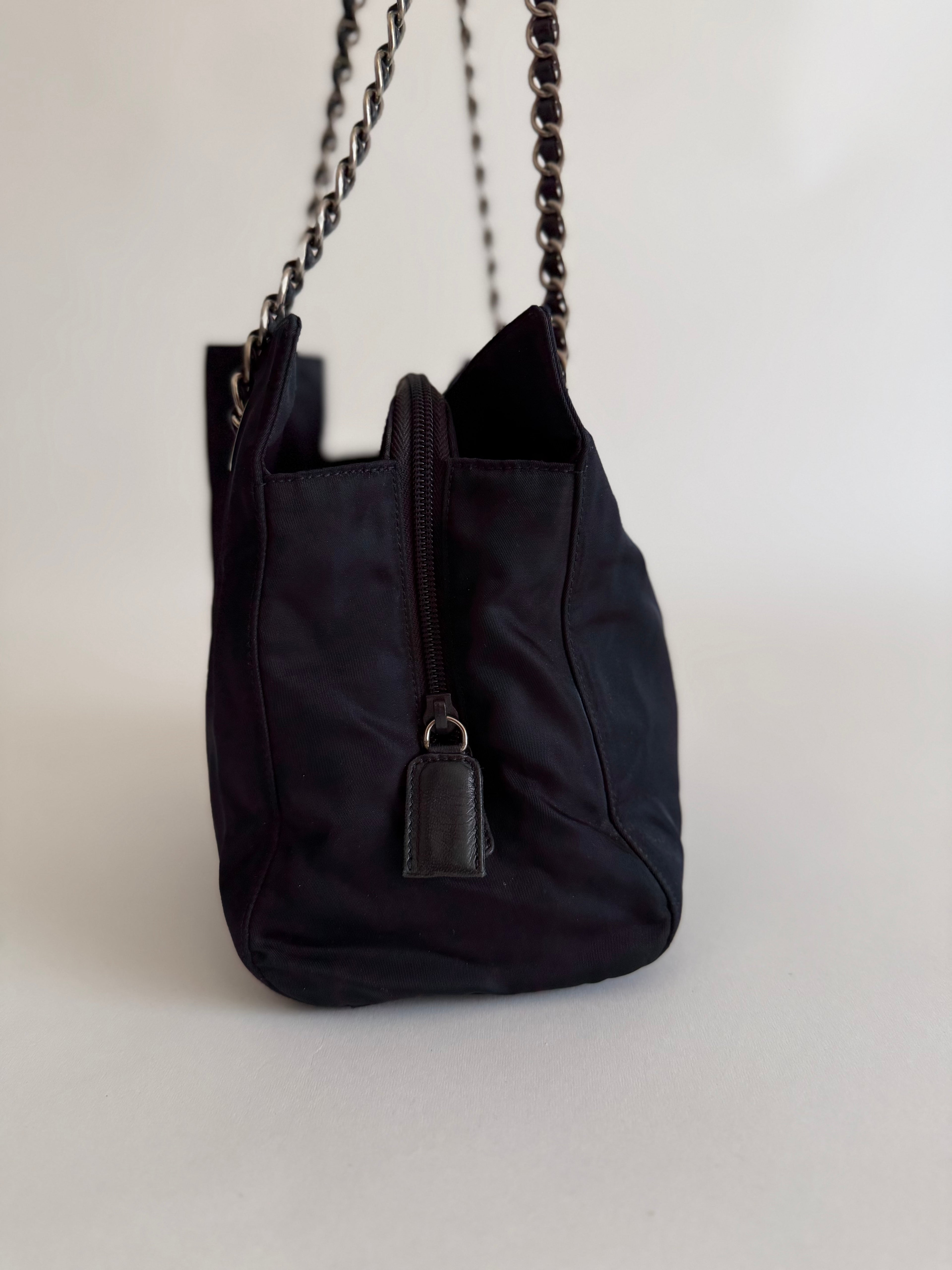 Prada blue 2000s shoulder bag