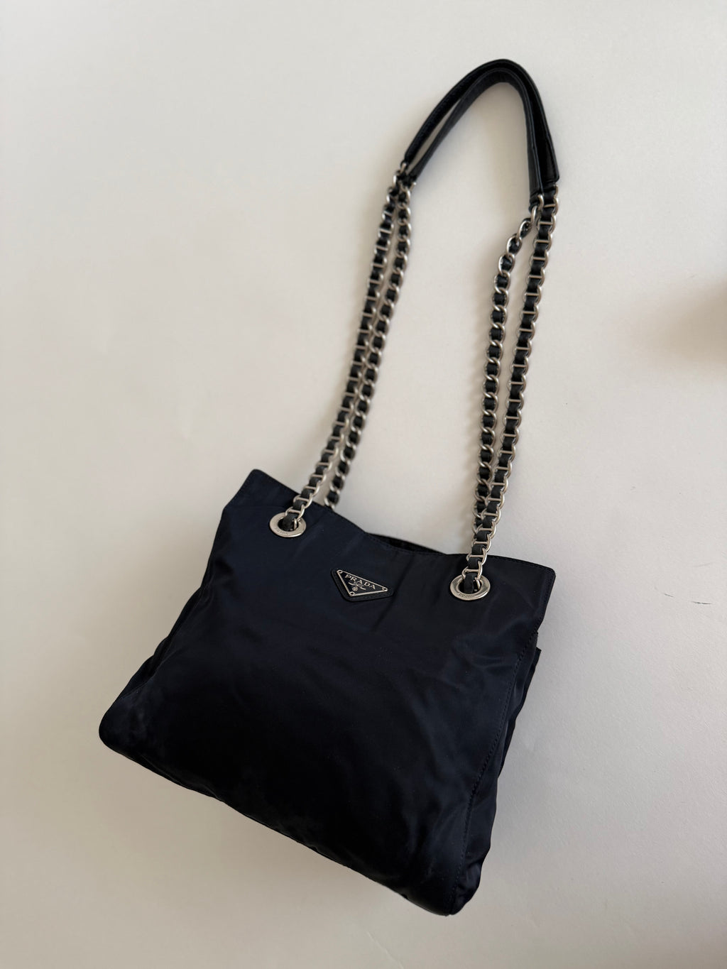 Prada blue 2000s shoulder bag