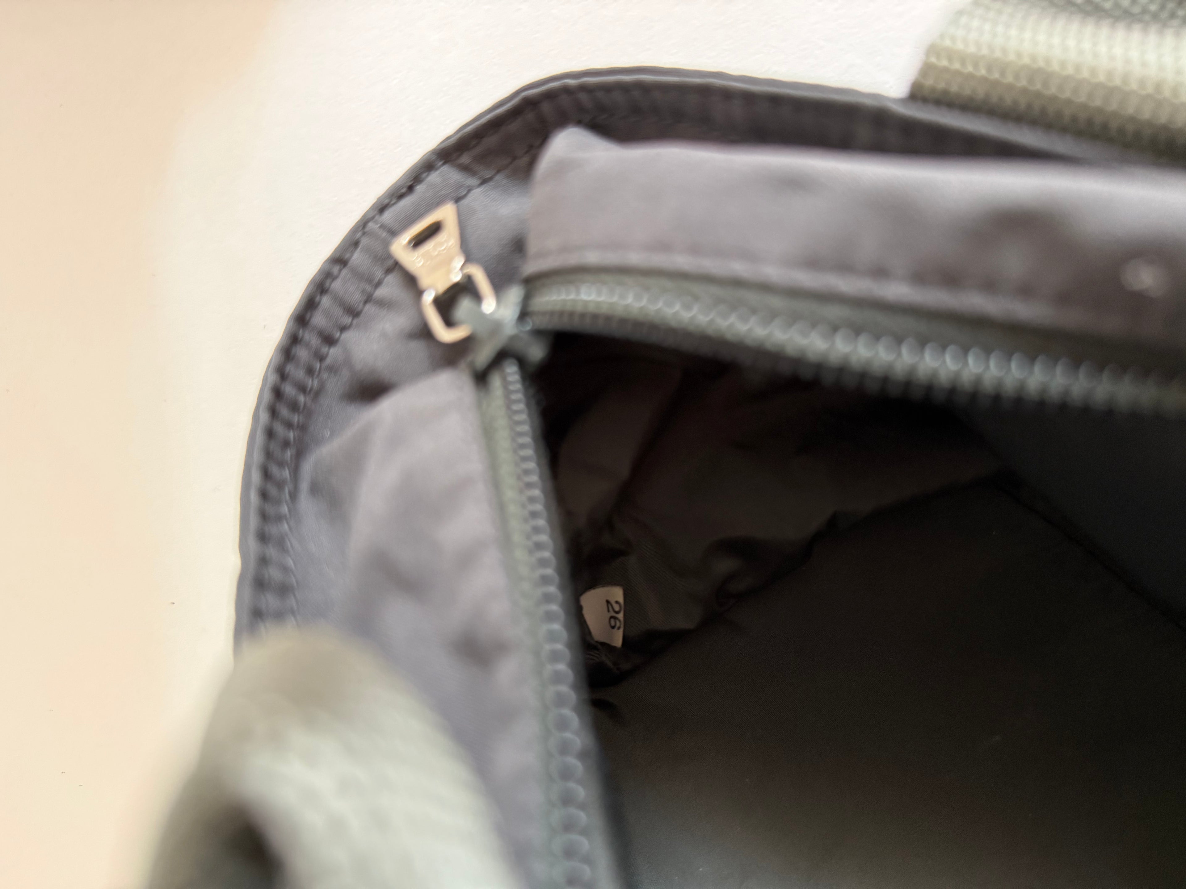Prada sport small grey bag