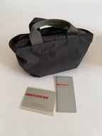 Prada sport small grey bag