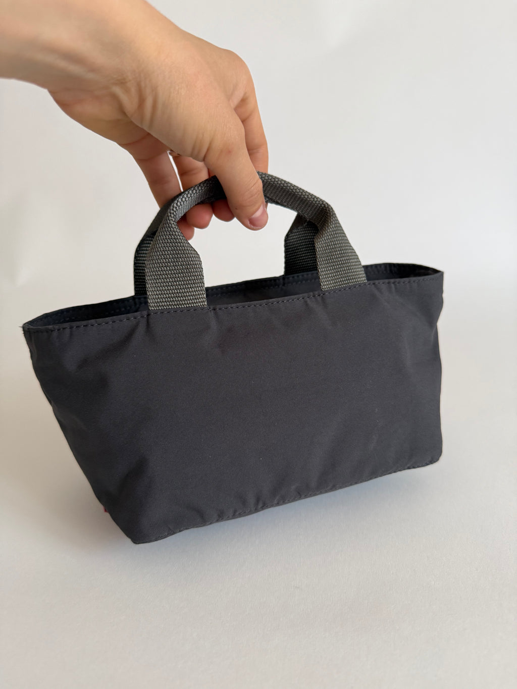 Prada 90s grey hand bag