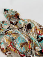 Blumarine SS 2005 Runway print dress African pattern