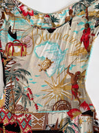 Blumarine SS 2005 Runway print dress African pattern