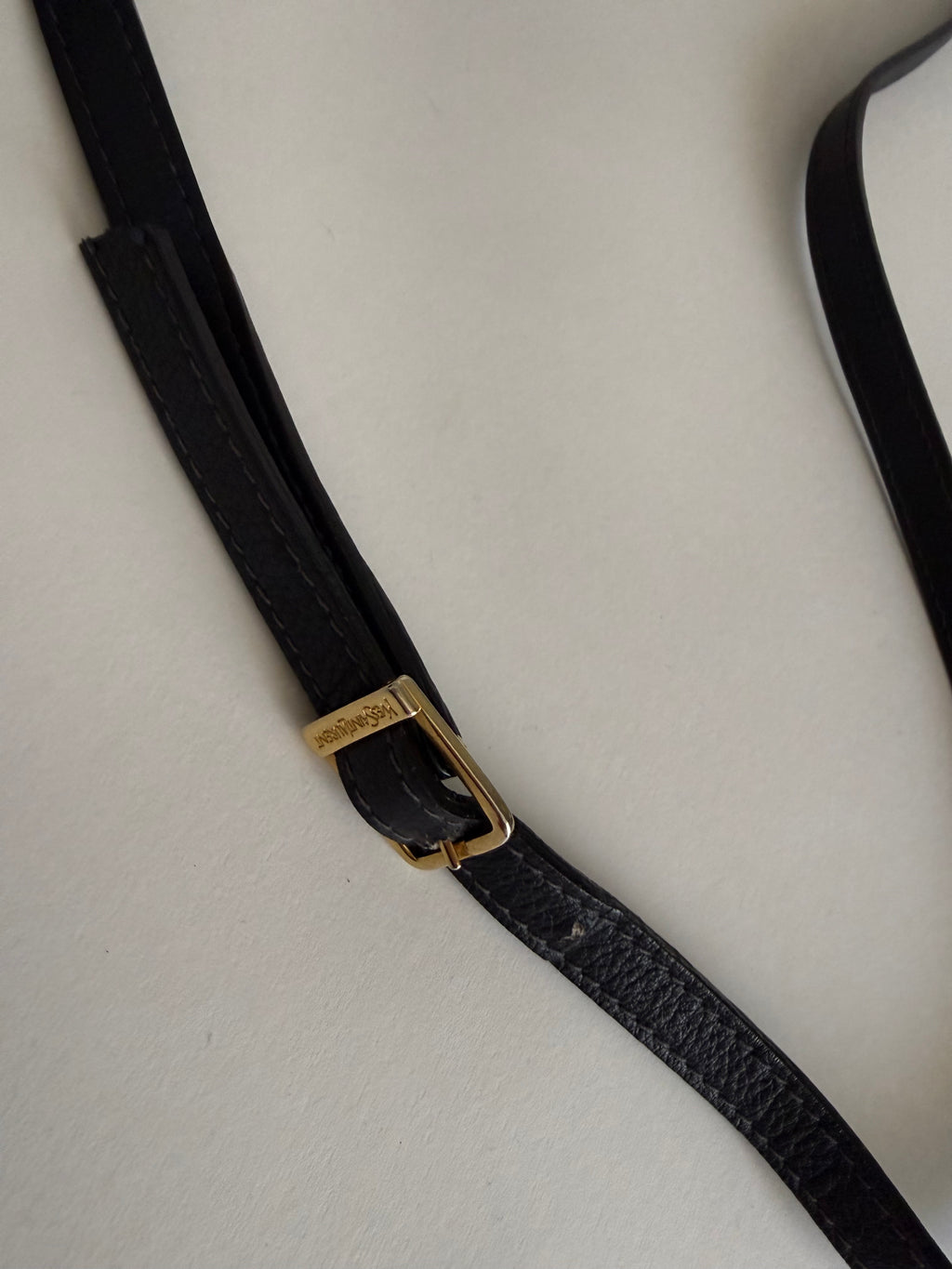 Yves Saint Laurent blue shoulder bag