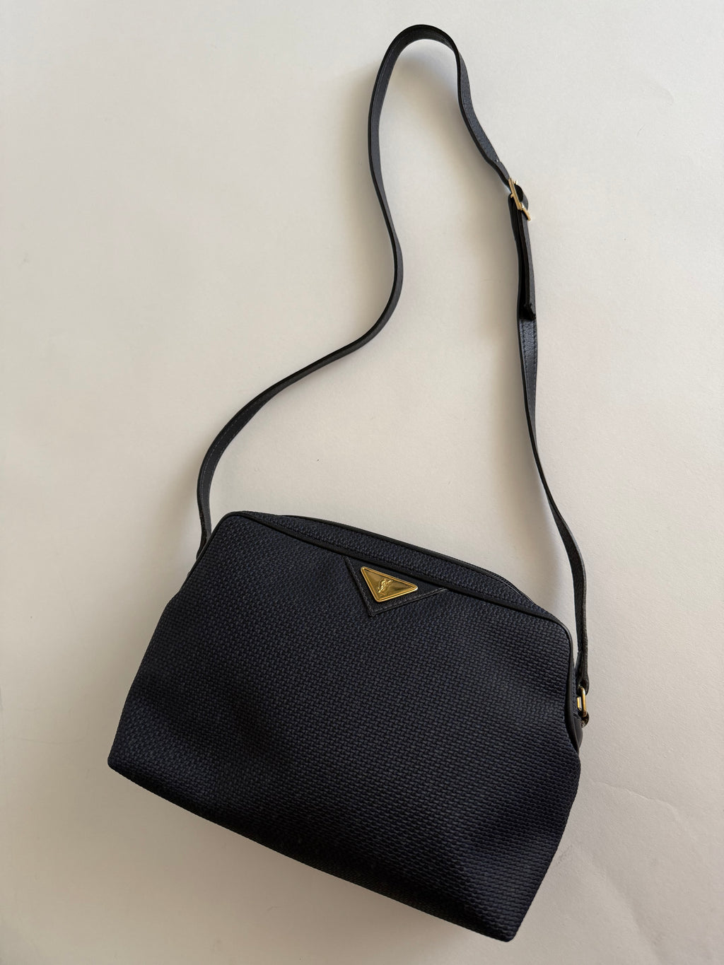 Yves Saint Laurent blue shoulder bag
