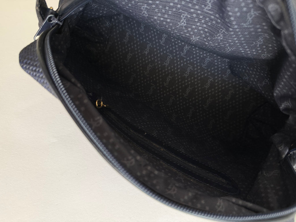 Yves Saint Laurent blue shoulder bag