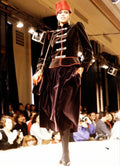 Saint Laurent FW 1980/1981 Runway Archive burgundy tailleur