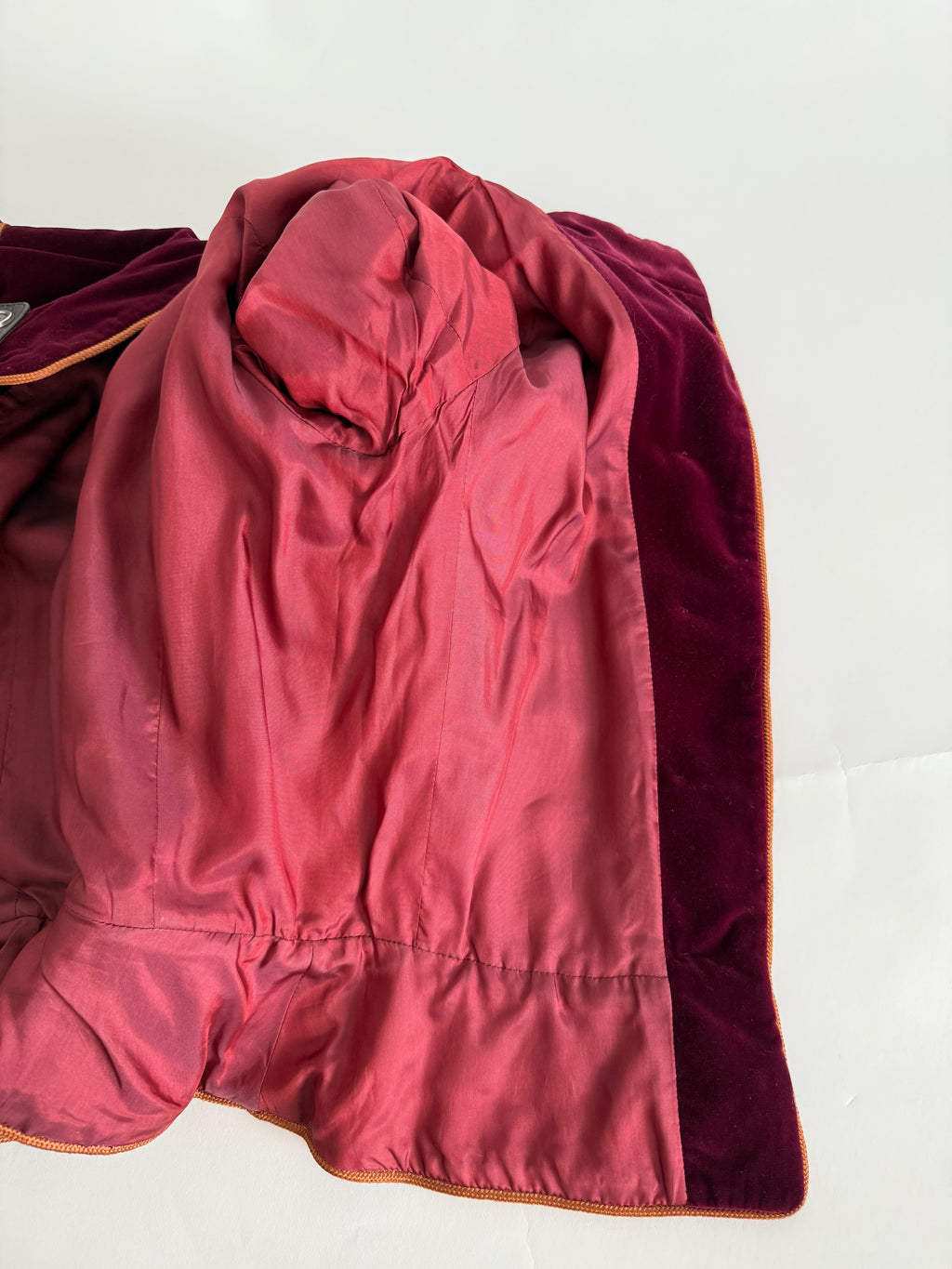 Saint Laurent FW 1980/1981 Runway Archive burgundy tailleur