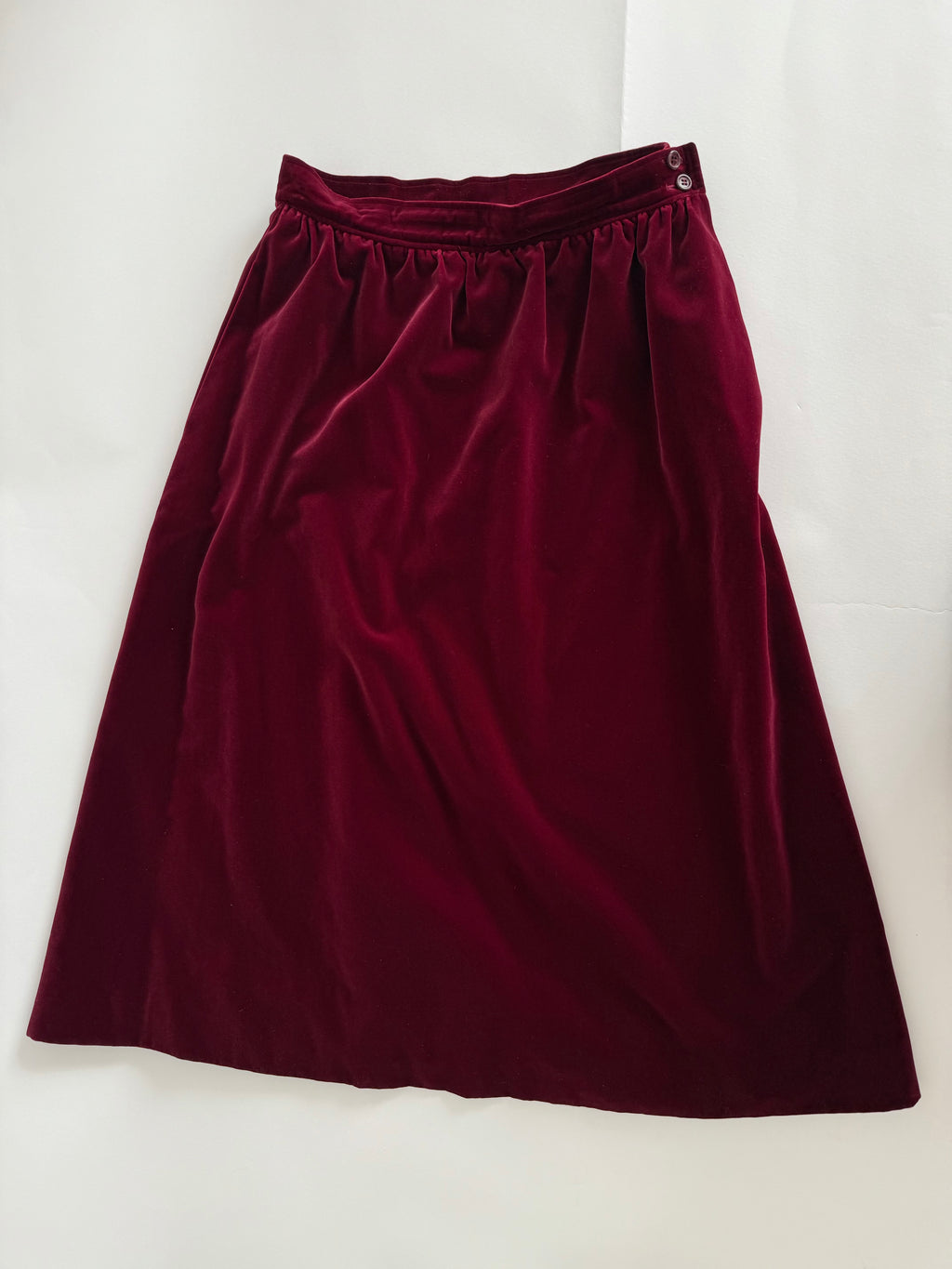 Saint Laurent FW 1980/1981 Runway Archive burgundy tailleur